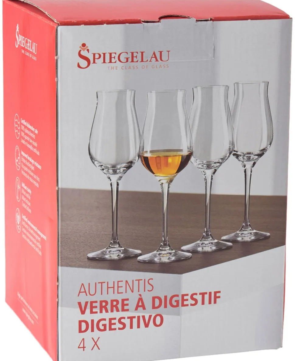 4 Authentis Digestive glas 17 cl.