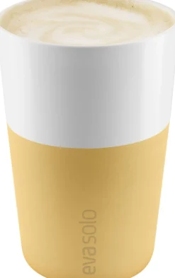 2 Cafe Latte-krus Golden sand