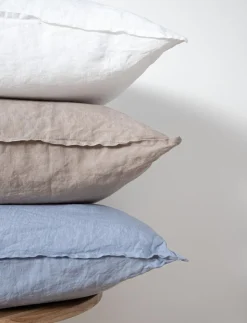 100% linen col. blue blizzard