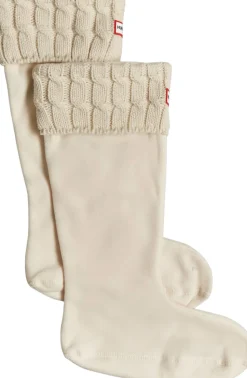6 STITCH CABLE TALL BOOT SOCK