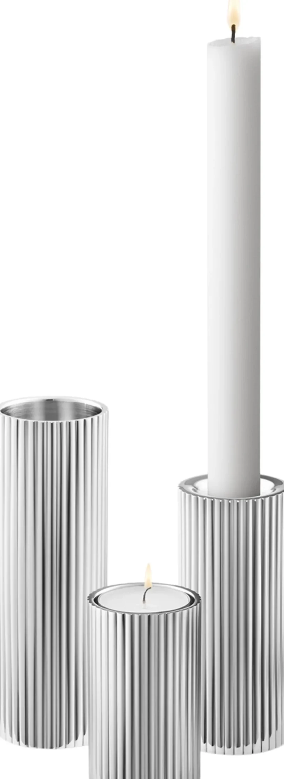 3 stk. Bernadotte lysestager