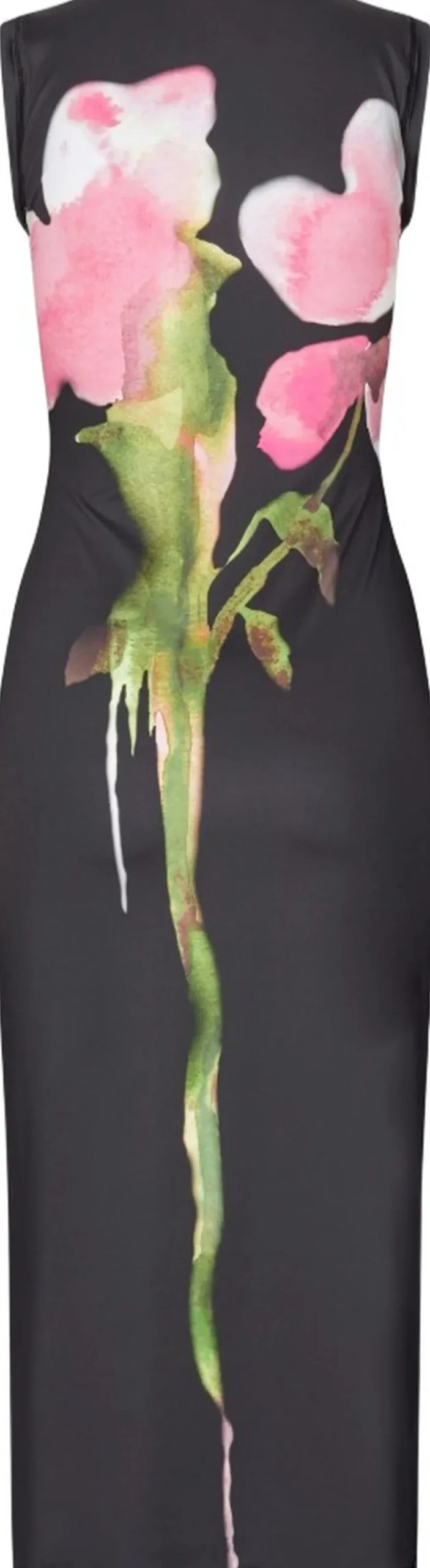 2244 Stocking Jersey, Elastic Tank Crewneck Dress