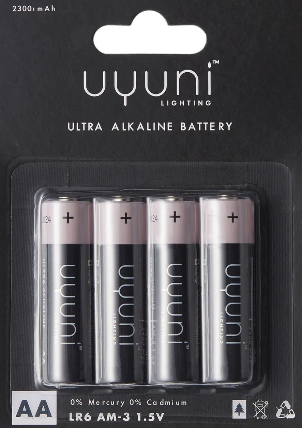 AA Battery, 1,5V, 2300mAh - 4 pack