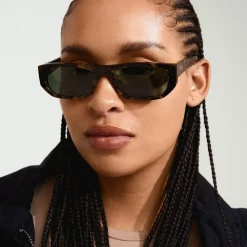 AINSLEY sunglasses tortoise brown