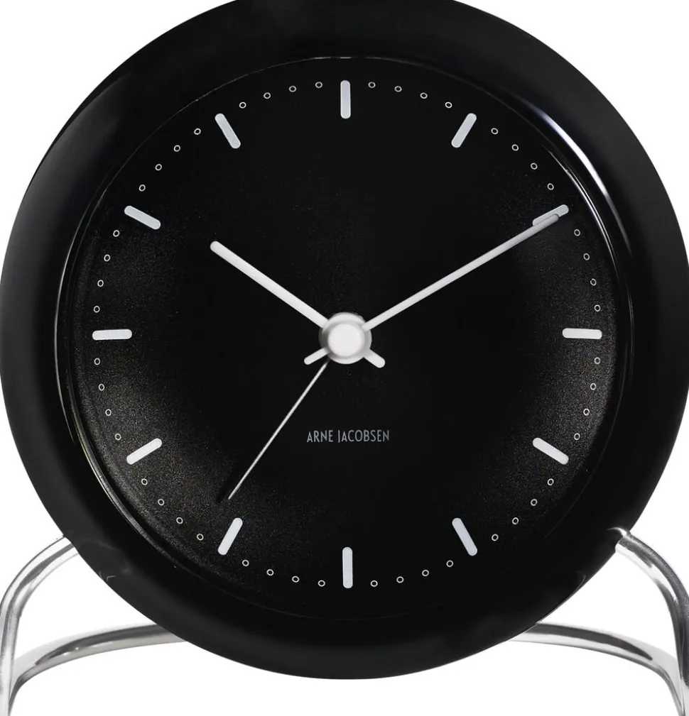 AJ City Hall bordur sort/sort, Ø 11 cm, alarm