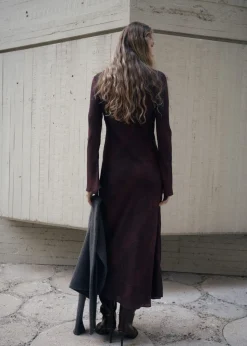 A-line animal-print dress