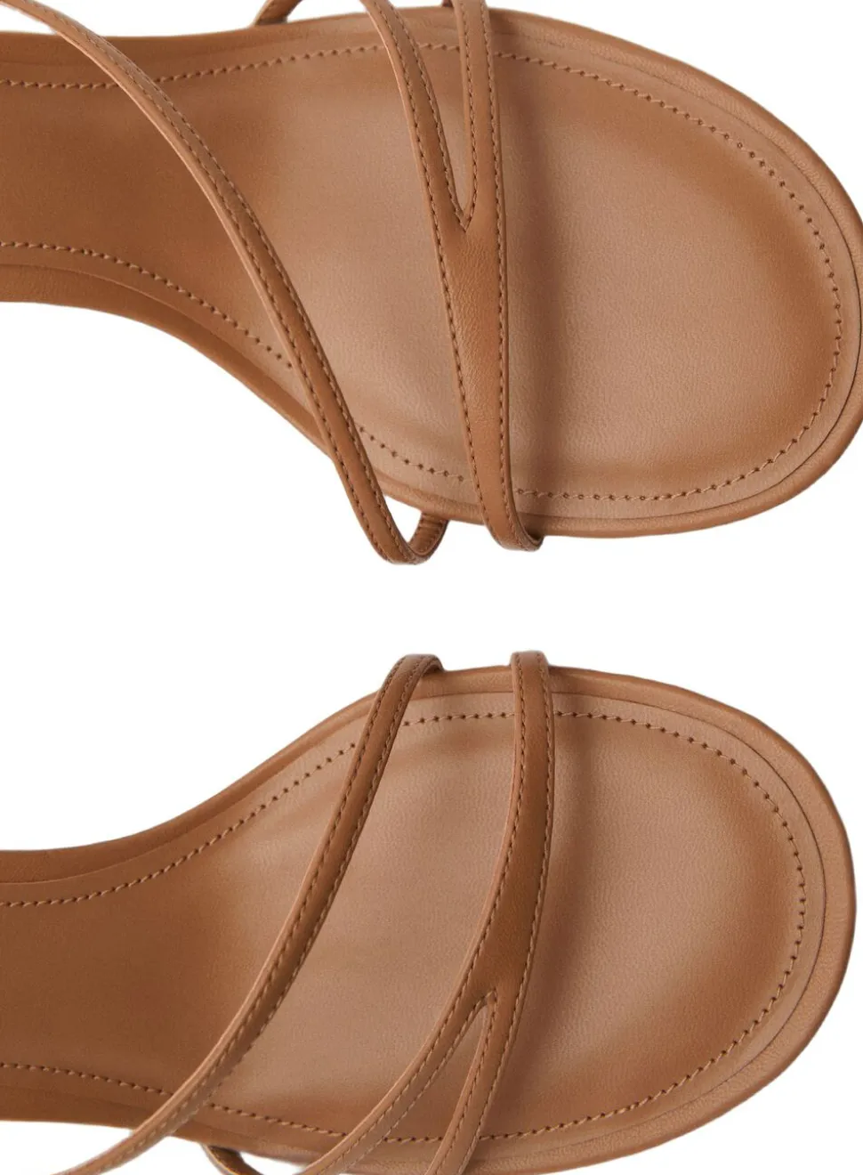 Animal print strap heel sandal