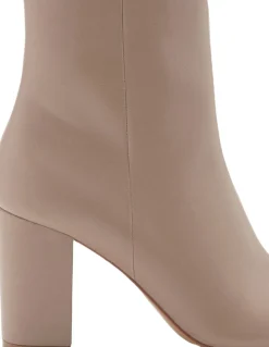 Ankle boots with block heel