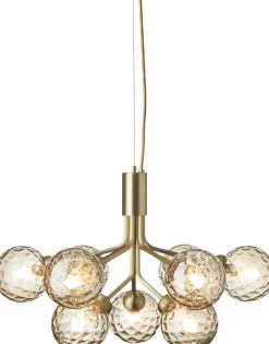 Apiales 9, brushed brass / optic gold