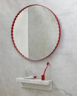 Arcs Mirror-Round-Red