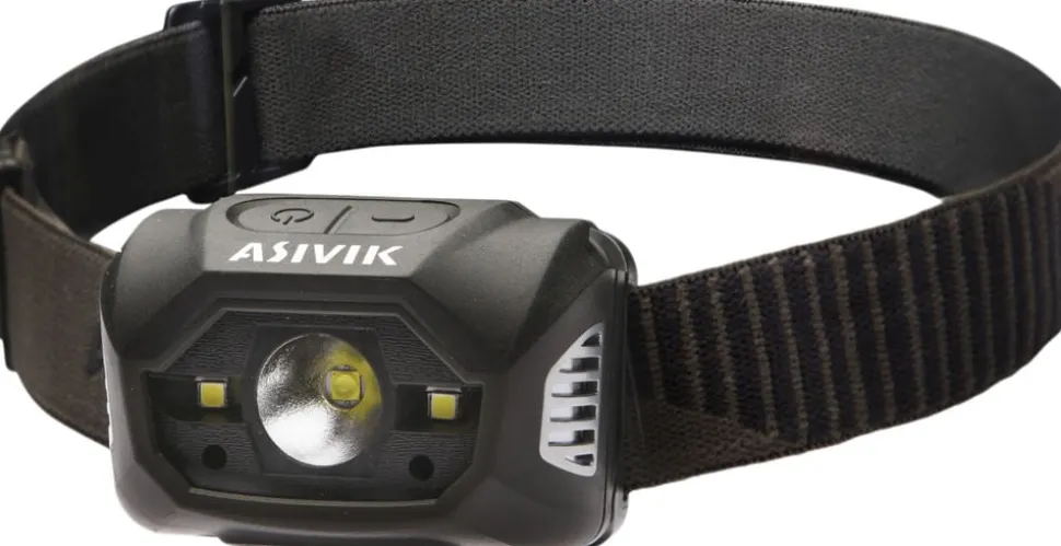 Asivik Hiker pandelampe genopladelig