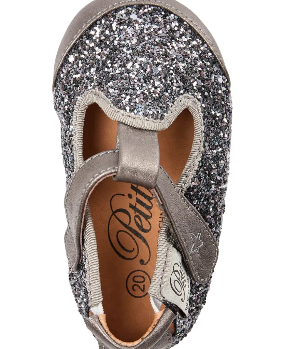 Baby glitter shoe 1
