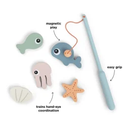 Bade- og fiskelegetøj Sea friends Farvemix