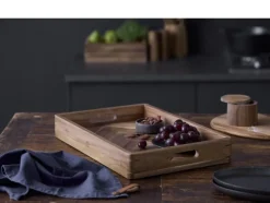 Bakke Sildeben 45,7 x 30,5 x 6,3 cm Akacietræ