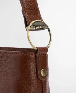 Barbour Cedar Leather Bucket Bag