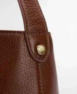 Barbour Cedar Leather Bucket Bag