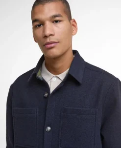 Barbour Marlow Tailored Wool Blend Overshirt