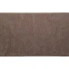 Bathmat stonewashed 50x80cm taupe grey GOTS