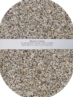 Beach Clean Oval Dækkeserviet Sæt