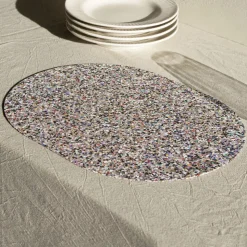 Beach Clean Oval Dækkeserviet Sæt