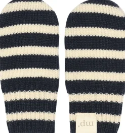 Bergen striped mittens
