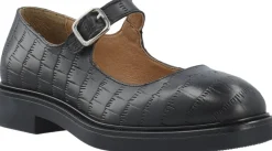 BIAADDA Mary Jane Croco Embossed Leather