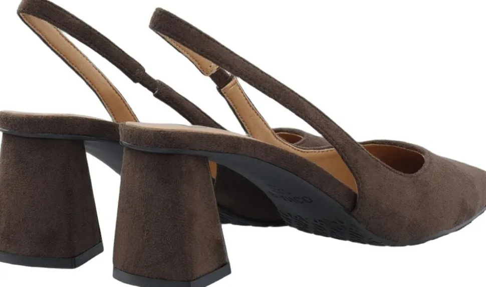 BIAMARALYN Slingback Faux Suede