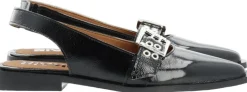 BIAVICTORIA Single Buckle Slingback Leather