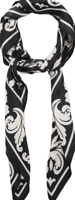 Bicolour printed scarf