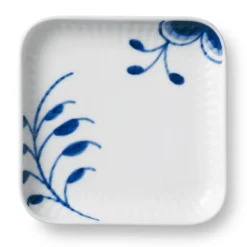 BLÅ MEGA FIRKANTET ASIETTE 9CM