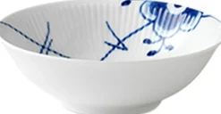 Blå Mega Riflet 35 cl. portionsskål