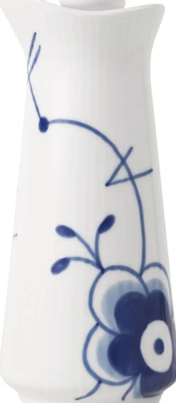 Blå Mega Riflet Olie- og Eddikeflaske, 13,5 cm