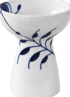 Blå Mega Riflet Vase 11 cm