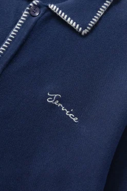 BLANKET STITCH CARDIGAN