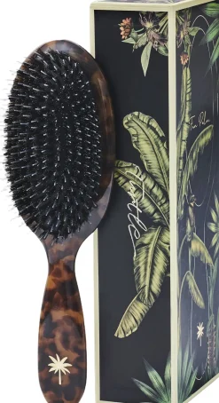 Boar- & Nylon Brush turtle medium