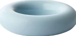 BOB CANDLE HOLDER, LARGE, LIGHT BLU