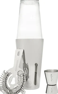 Boston barsæt 4 dele stål 0,45 liter