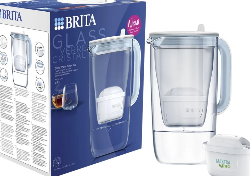 BRITA GLASSJUGONE LED4W MXPRO JUG