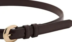 Buckle skinny belt