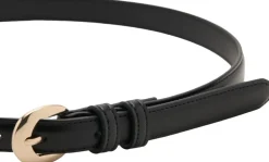 Buckle skinny belt