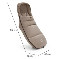 Bugaboo performance winter footmuff DUNE TAUPE