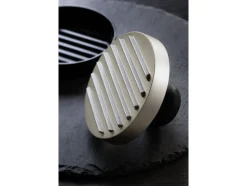 Burgerpresser 11,5 x 8 cm 18/10 stål/ABS