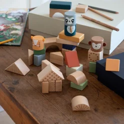 Byggeklodser i træ, Totem, Wildlife animals