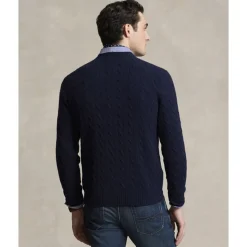 Cable-Knit Wool-Cashmere Sweater