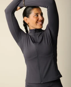 Cartel x Align by Blume contour zip jacket - Charcoal