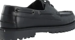 CASLENA Boat Shoe Pull Up Leather