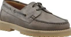 CASLENA Boat Shoe Pull Up Leather