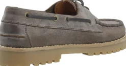 CASLENA Boat Shoe Pull Up Leather