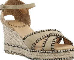 CASRITA Cross Sandal Suede