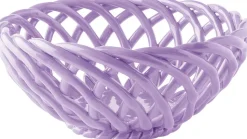 CERAMIC BASKET SICILIA LARGE LILAC